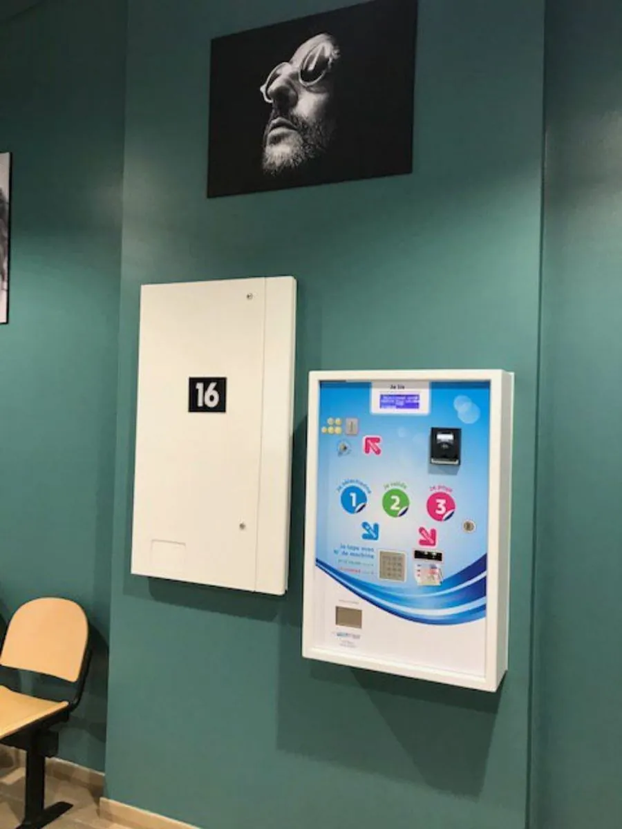 Laverie Angoulins-sur-Mer — centrale de paiement